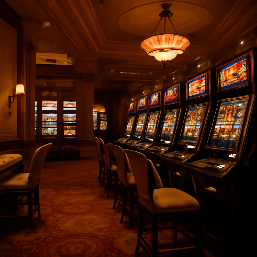 Casino interior vibe Pokie Mate Login